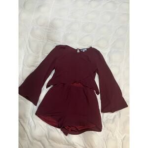 She + Sky Scarlett Shortall Romper